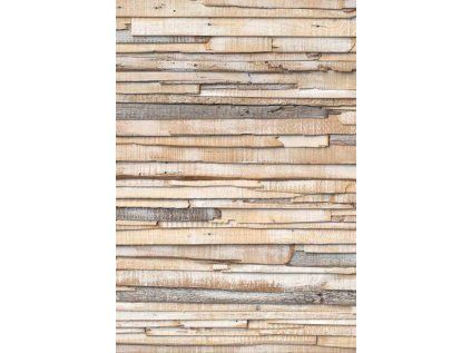 Komar vliesová fototapeta SDNW920 Whitewashed Wood, rozměry 124 x 184 cm