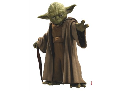 Komar samolepicí dekorace Star Wars Yoda 14721