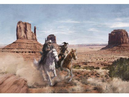 Komar papírová fototapeta Lone Ranger 8-473 Osamělý jezdec (Johny Depp), rozměry 368 x 254 cm