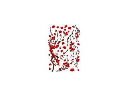 adesivo murale red ramage[1]