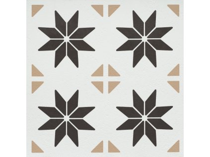 274KT5065 Samolepicí podlahové PVC dlaždice D-C-Fix, barva šedo-bílá, velikost 30,5 x 30,5 cm