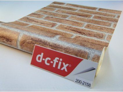 200-2158 Samolepicí tapeta fólie d-c-fix cihla červená šíře 45 cm, cena je za 3 metry !
