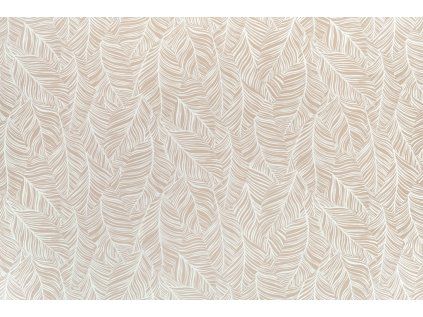 346-0709 Samolepicí fólie d-c-fix samolepící tapeta béžové listy, velikost 45 cm x 2 m