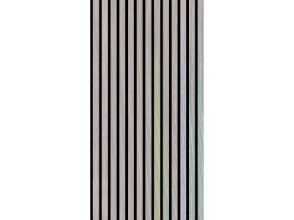 136704 Akustický nástěnný panel z pravého dřeva s dubovou dýhou, 104x52x1 cm