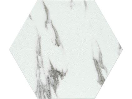 274KT5603 Samolepicí podlahové šestihrany mramor, D-C-Fix, velikost 30,5 x 26,5 cm