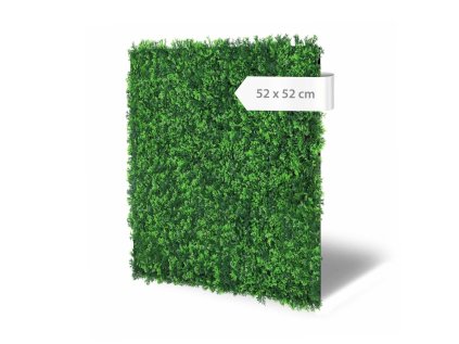 136695 Stěnový květinový panel, 52x52x2,8 cm, design Flora
