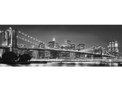 Komar papírová fototapeta 4-320 New York Brooklyn Bridge, rozměry 368 x 127 cm