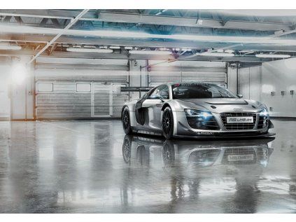 Komar papírová fototapeta 8-957 Audi R8 Le Mans, rozměry 368 x 254 cm
