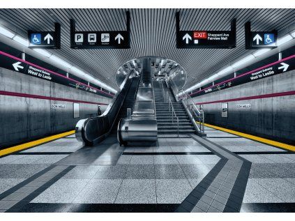 Komar papírová fototapeta Subway 8-996 Metro, rozměry 368 x 254 cm