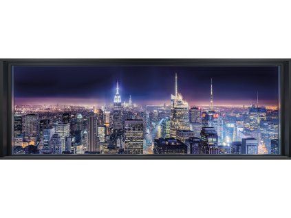 Komar papírová fototapeta Sparkling New York 4-877 Zářivý New York, rozměry 368 x 127 cm