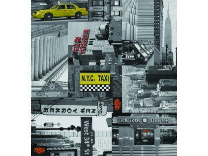 11917 Samolepicí fólie GEKKOFIX, 45 cm x 2 m | Taxi