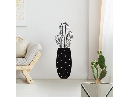 Samolepicí dekorace Crearreda WA L Cactus 58114 Kaktus