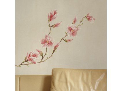 Samolepicí dekorace Crearreda WA S Magnolia 59155 Kvetoucí větev magnólie