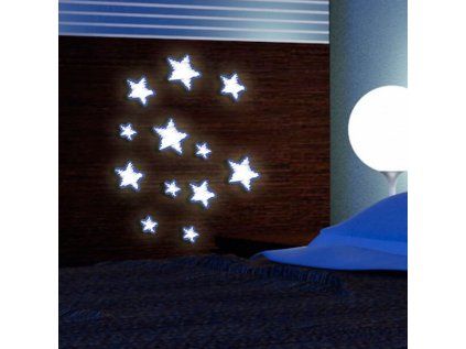 Samolepicí dekorace Crearreda FM S Glow Star 59506 Svítící hvězdy