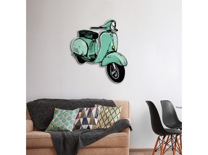 Nástěnná dekorace Crearreda FP FX L Scooter 63910 Skútr