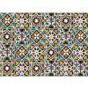Samolepicí kuchyňský panel Crearreda KP Green Tiles 67210 Ornamentální dlaždičky