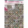 Samolepicí kuchyňský panel Crearreda KP Green Tiles 67210 Ornamentální dlaždičky