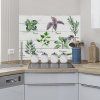 Samolepicí kuchyňský panel Crearreda KP Shabby Spices 67264 Bylinky malované na prknech