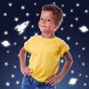 Samolepicí dekorace Crearreda WA S Rocket & Stars 77226 Svítící hvězdy a rakety