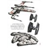 Komar samolepicí dekorace Star Wars Spaceships 14723