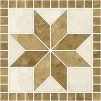 Samolepicí dekorace Crearreda Tile Cover Beige Flowers 31225 Kachlík, béžové hvězdicové květy