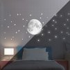 Samolepicí dekorace Crearreda WA L Glow Moon 18112 Svítící měsíc