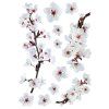 Samolepicí dekorace Crearreda L Photographic Blossom 44223 Bíle kvetoucí větev