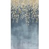 Tapetový stěnový panel / vliesová tapeta  79144-2, role 8,80x0,53 m, barva modrá, krémová, žlutá