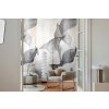Tapetový stěnový panel / vliesová tapeta  79144-9, role 8,80x0,53 m, barva šedá, bílá, černá