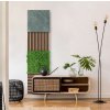 136719 Stěnový akustický panel, 52x52x1 cm, materiál  přírodní kámen