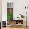 136725 Stěnový akustický panel, 52x52x1 cm, materiál  přírodní kámen