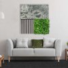 136726 Stěnový akustický panel, 104x52x0,7 cm, materiál  přírodní kámen