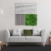 136730 Stěnový akustický panel, 104x52x0,7 cm, materiál  přírodní kámen