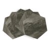 274KT5602 Samolepicí podlahové šestihrany tmavý kámen, D-C-Fix, velikost 30,5 x 26,5 cm