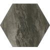 274KT5602 Samolepicí podlahové šestihrany tmavý kámen, D-C-Fix, velikost 30,5 x 26,5 cm