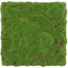 136686 Akustický panel s umělými rostlinami a motivem mechu 52x52x2,6 cm