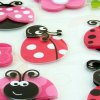 Dekorace Crearreda 3L M Pink Ladybugs 14506 Slunéčko sedmitečné