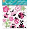 Dekorace Crearreda 3L M Pink Ladybugs 14506 Slunéčko sedmitečné