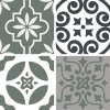 Samolepicí dekorace Crearreda Tile Cover Brown 31219 Kachlík, hnědo-bílé ornamenty