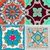Samolepicí dekorace Crearreda Tile Cover Sicily 31221 Kachlík, sicilské barevné ornamenty