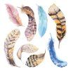 Samolepicí dekorace Crearreda WA M Watercolour Dreamcatcher 54111 Akvarel lapač snů