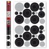 VYŘAZENO WA XL Black Circles 57713 Černé a šedé kruhy